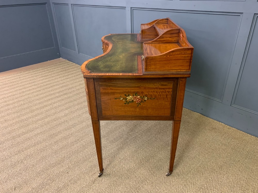 Painted Satinwood Writing Desk View XVI