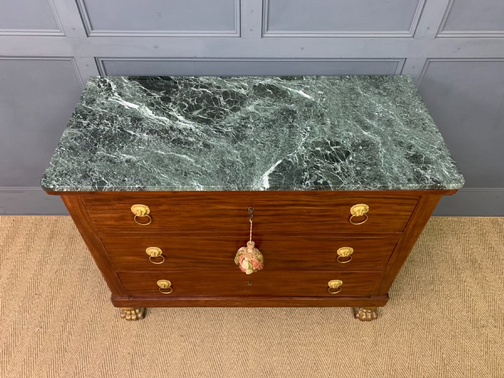 French Empire Mahogany Commode View III