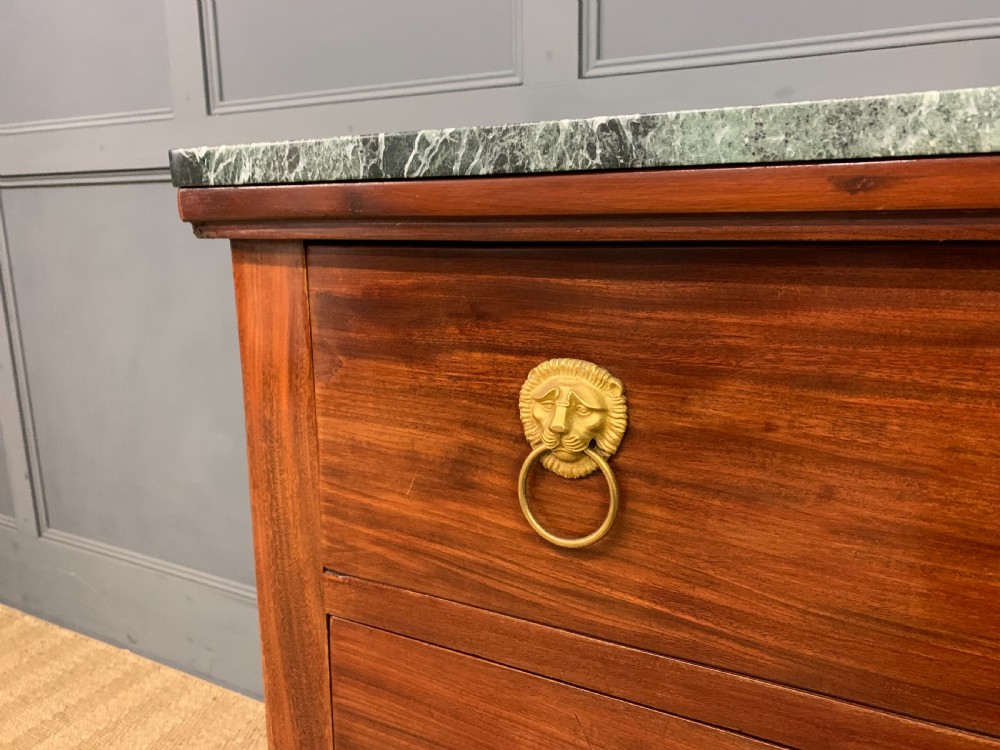 French Empire Mahogany Commode View IV