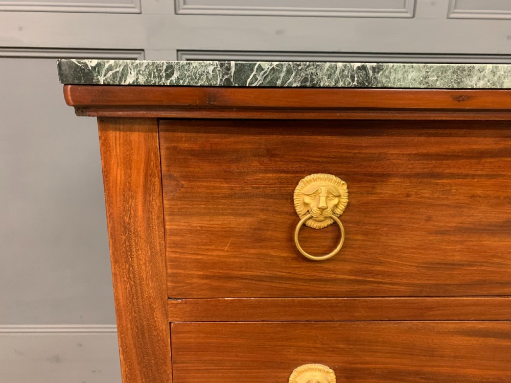 French Empire Mahogany Commode View VI