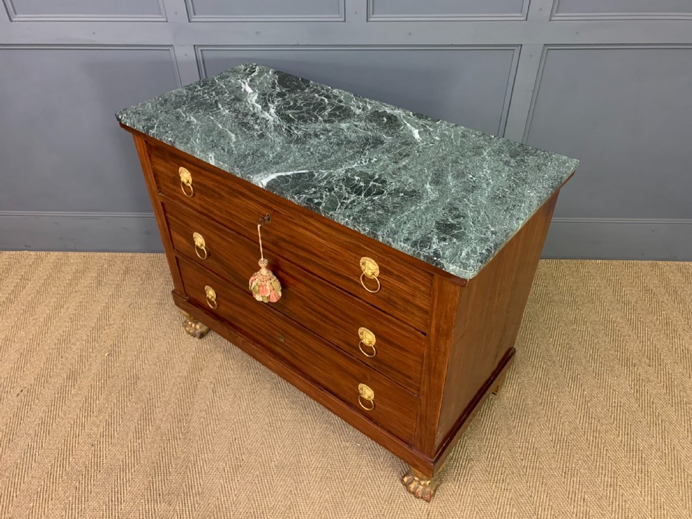French Empire Mahogany Commode View XIII