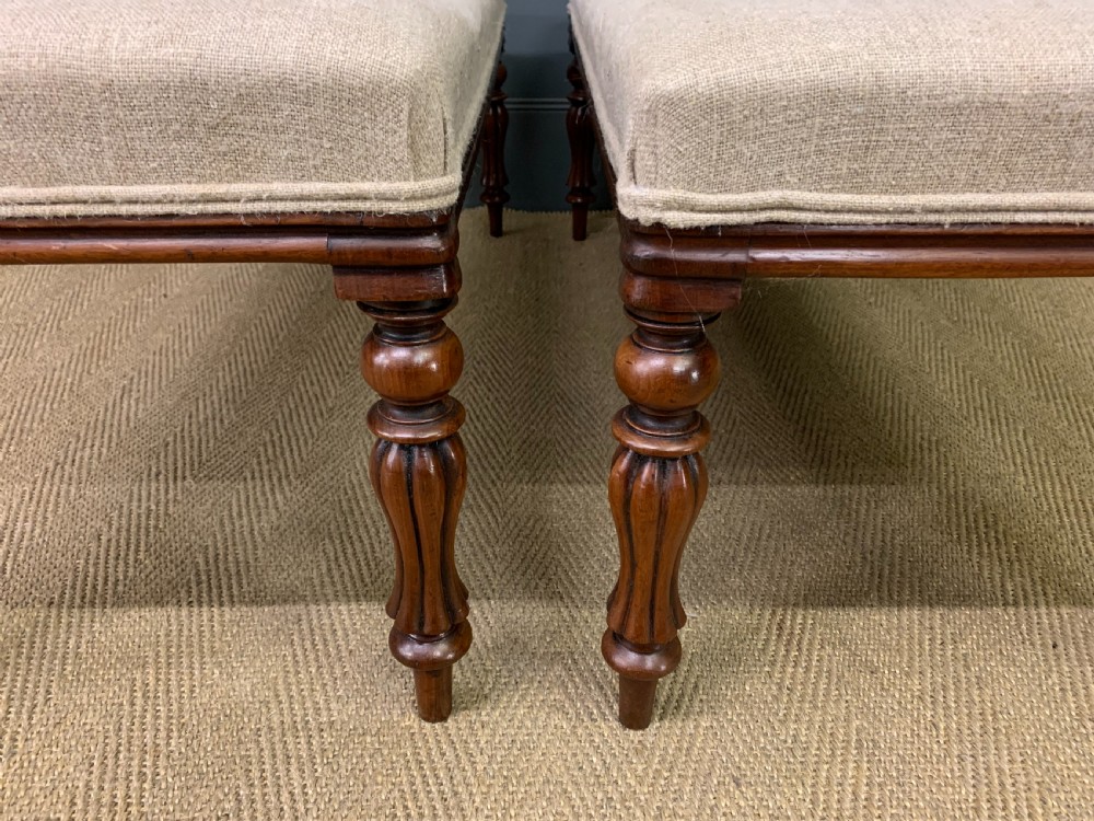 Pair of Victorian Stools View III