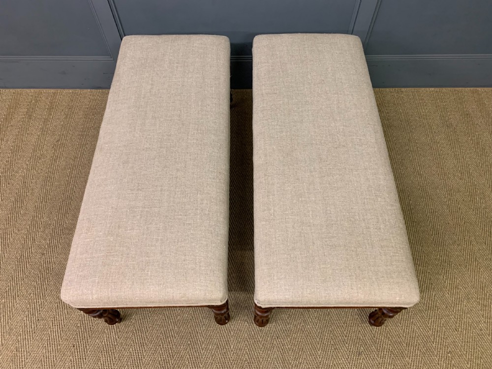 Pair of Victorian Stools View IV