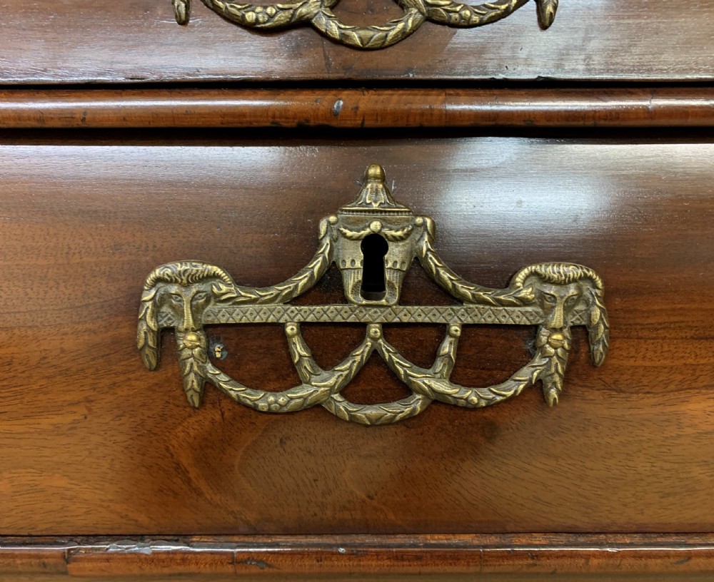 18th Century Figured Mahogany Dutch Bombe Chest View VII