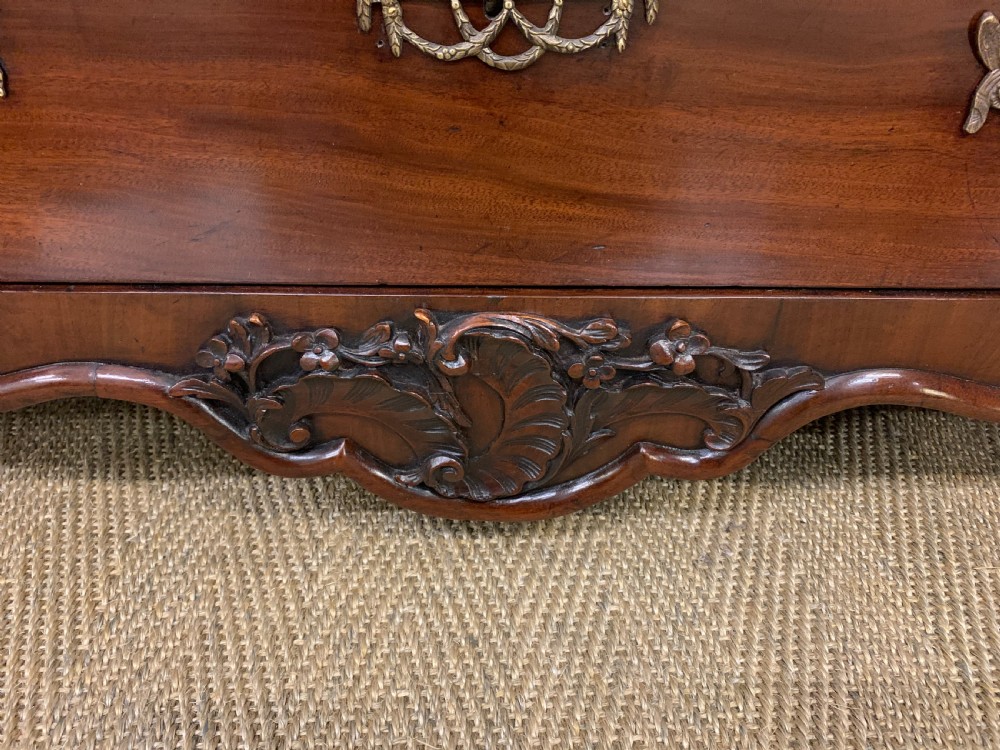 18th Century Figured Mahogany Dutch Bombe Chest View VIII