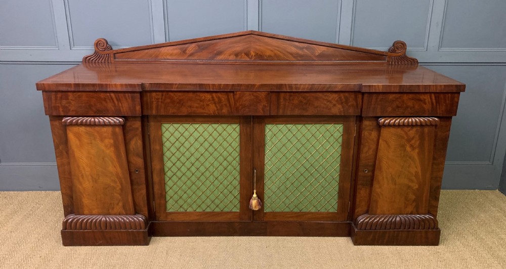 George IV Period Mahogany Cupboard Based Sideboard