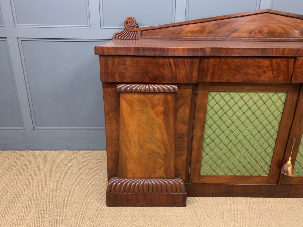 George IV Period Mahogany Cupboard Based Sideboard View II