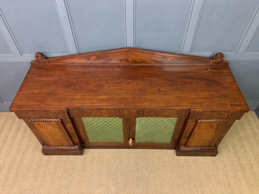 George IV Period Mahogany Cupboard Based Sideboard View V