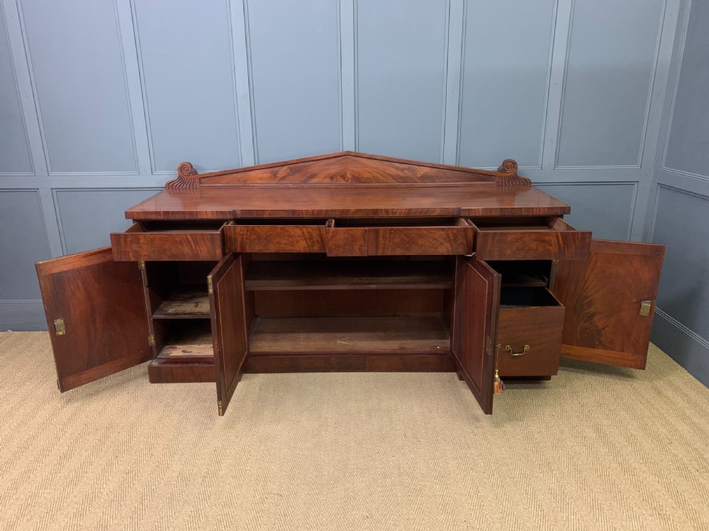 George IV Period Mahogany Cupboard Based Sideboard View IX