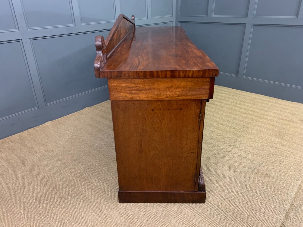 George IV Period Mahogany Cupboard Based Sideboard View XIII
