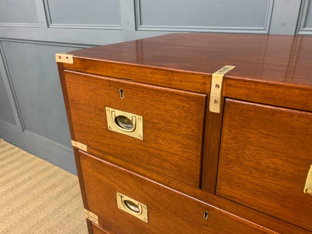 19th Century Walnut Military Chest of Drawers View VI