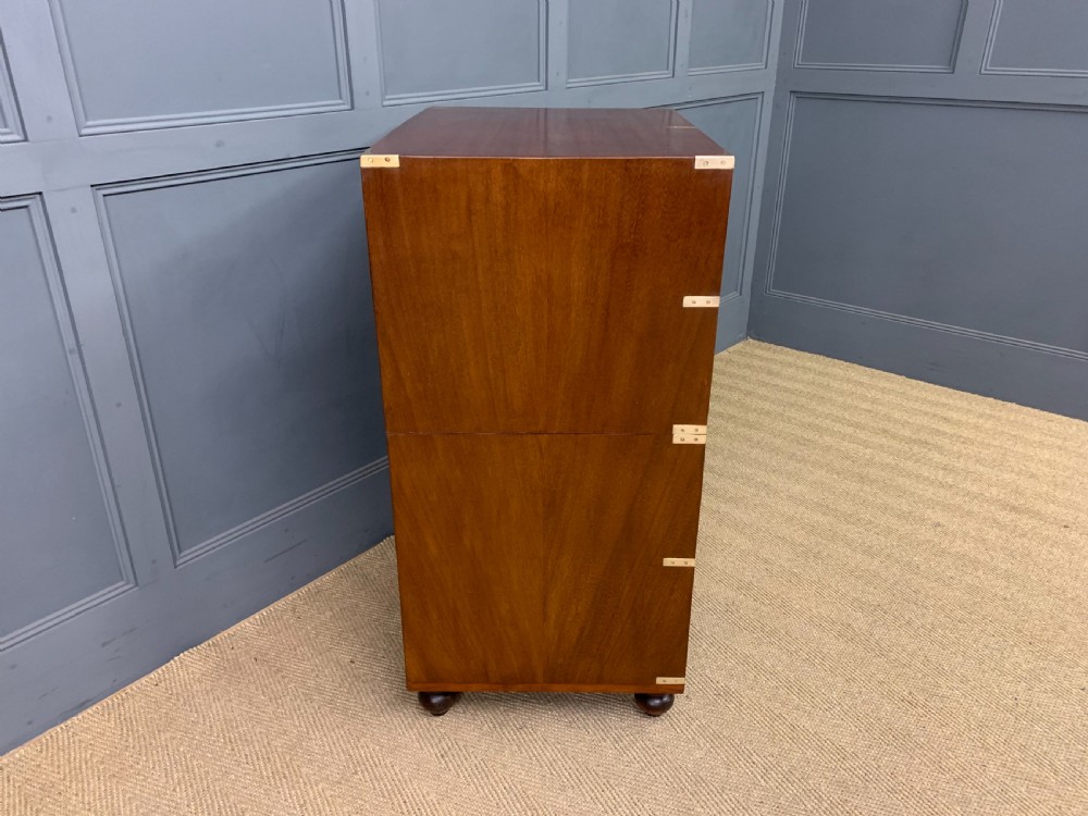 19th Century Walnut Military Chest of Drawers View VIII