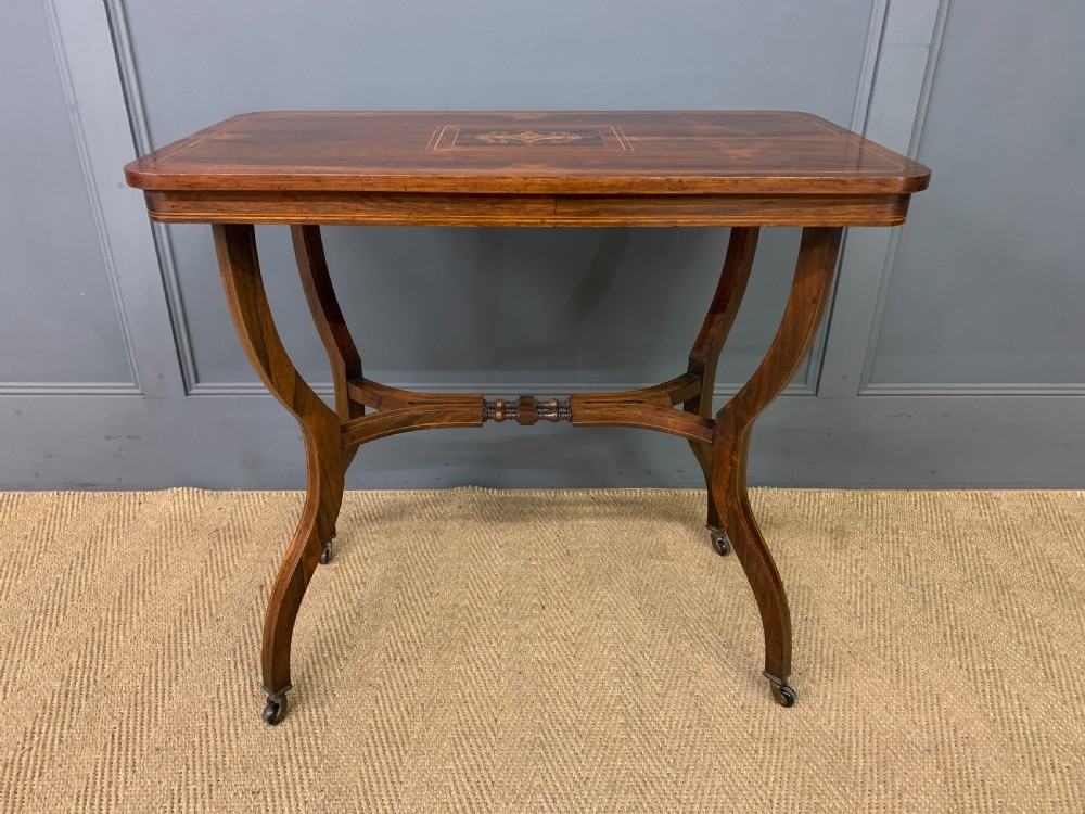Edwardian Inlaid Rosewood Occasional Table View III