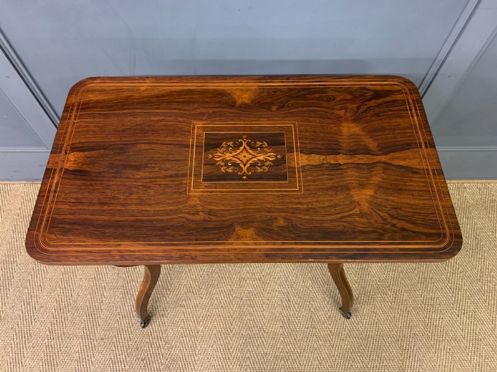 Edwardian Inlaid Rosewood Occasional Table View IV