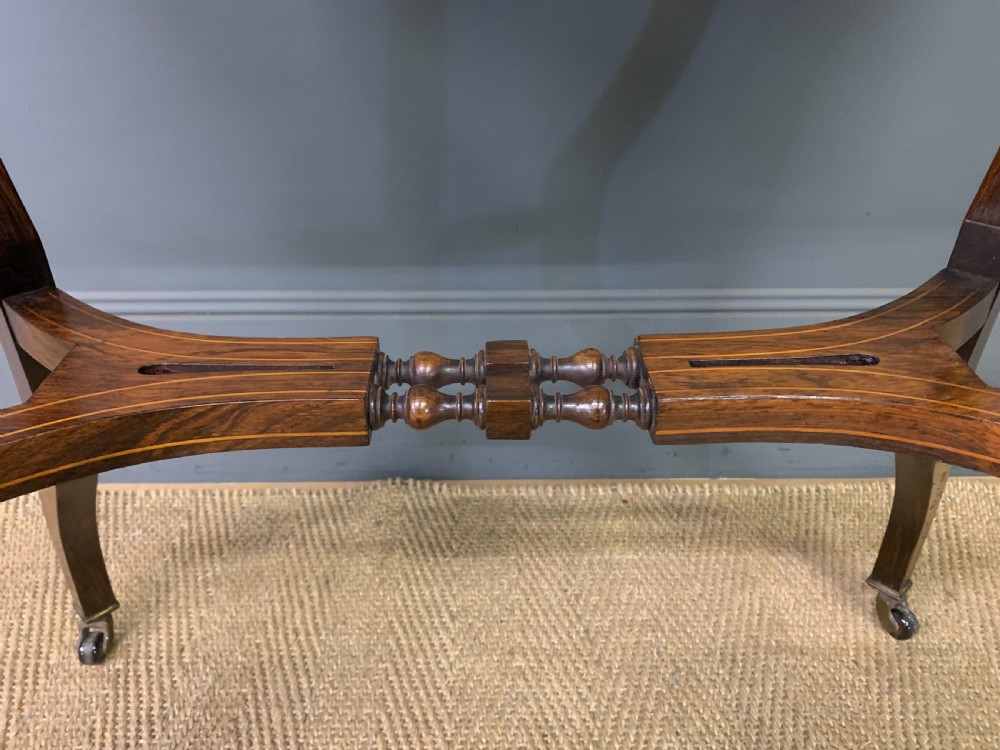Edwardian Inlaid Rosewood Occasional Table View V