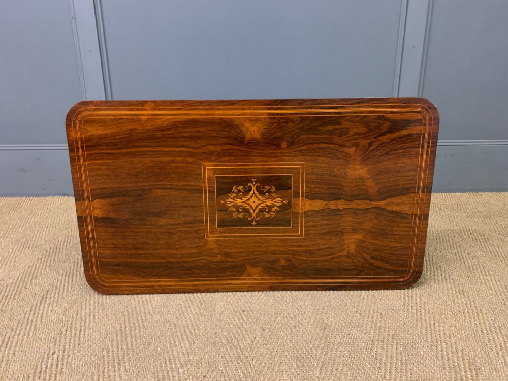 Edwardian Inlaid Rosewood Occasional Table View IX