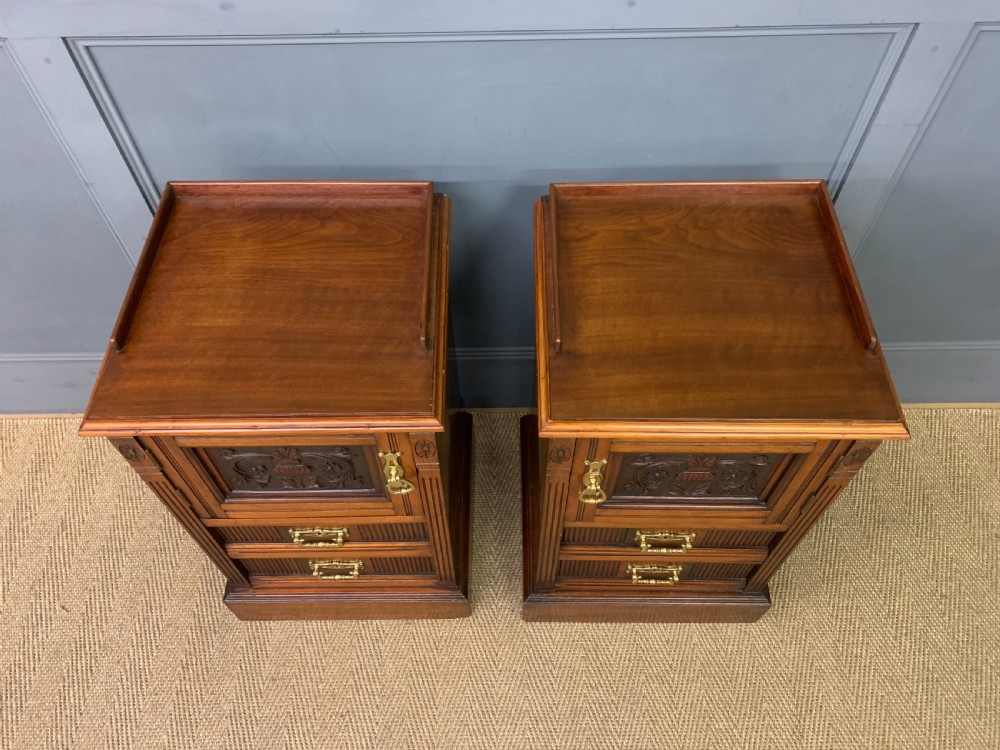 Pair of Victorian Bedside Cupboards View IV