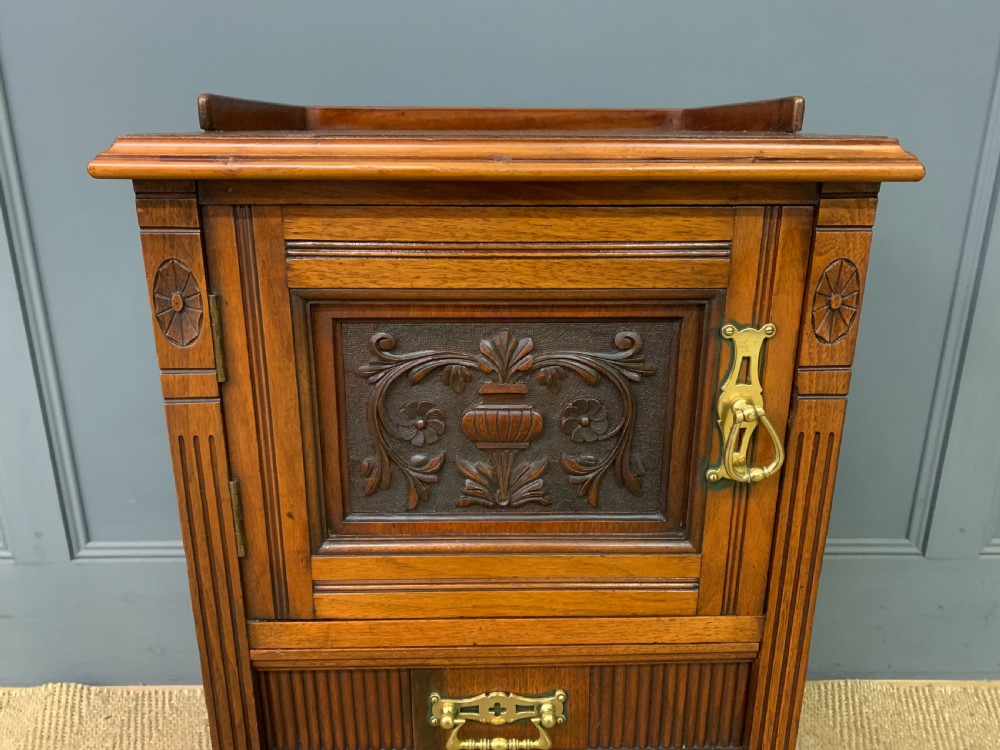 Pair of Victorian Bedside Cupboards View X
