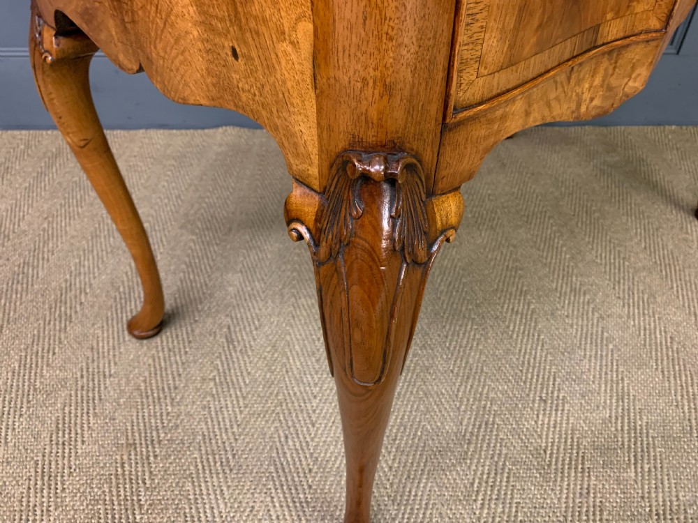 Burr Walnut Carlton House Desk View XI
