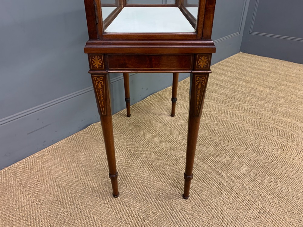 Inlaid Mahogany Display Cabinet View X