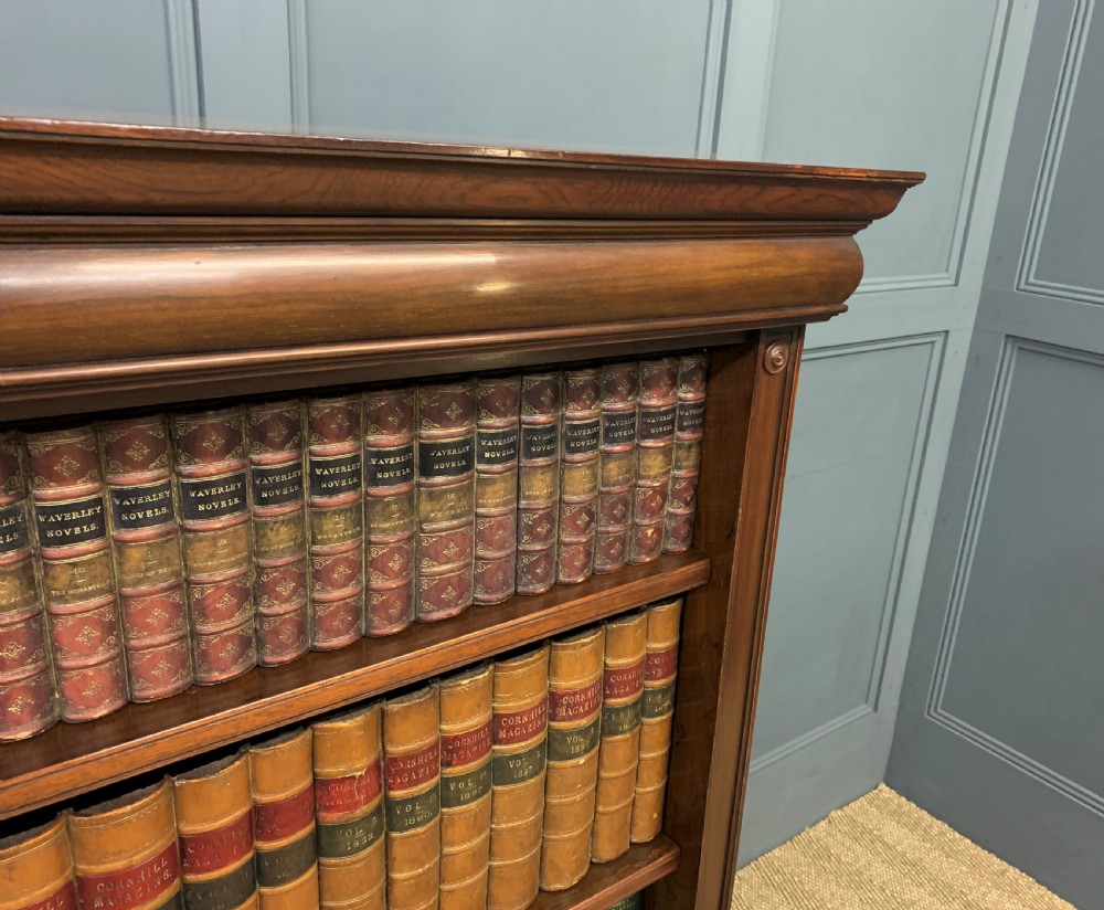 Pair of Mahogany Open Bookcases by Holland and Sons View XVI