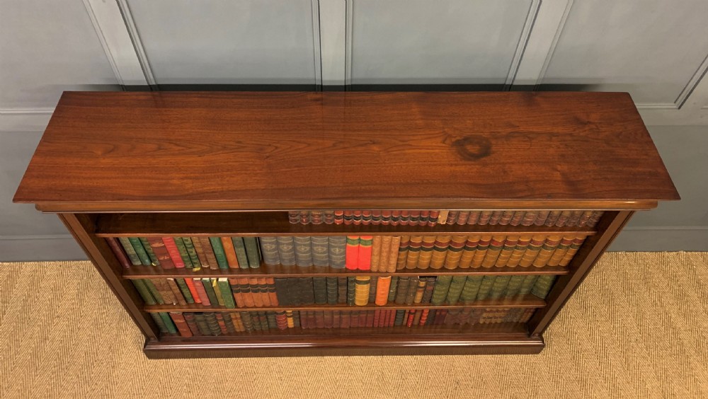 Pair of Mahogany Open Bookcases by Holland and Sons View XVII