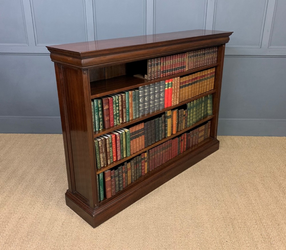 Pair of Mahogany Open Bookcases by Holland and Sons View XVIII