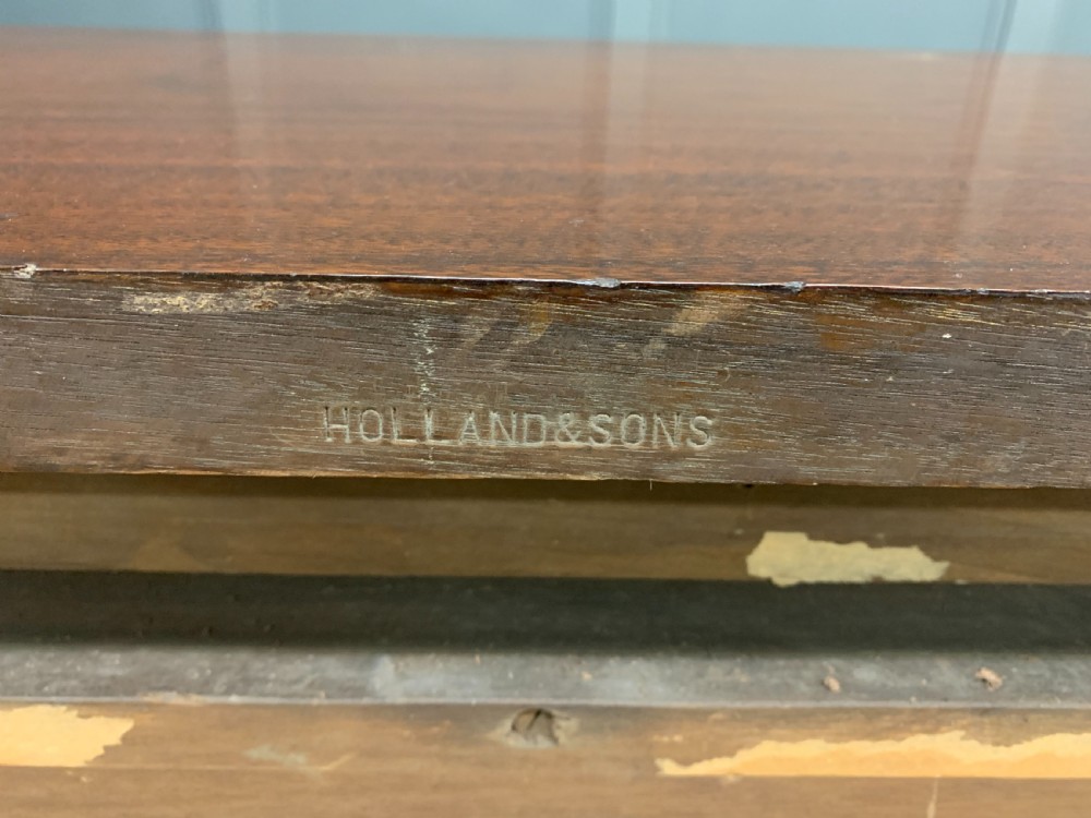 Pair of Mahogany Open Bookcases by Holland and Sons View XXI