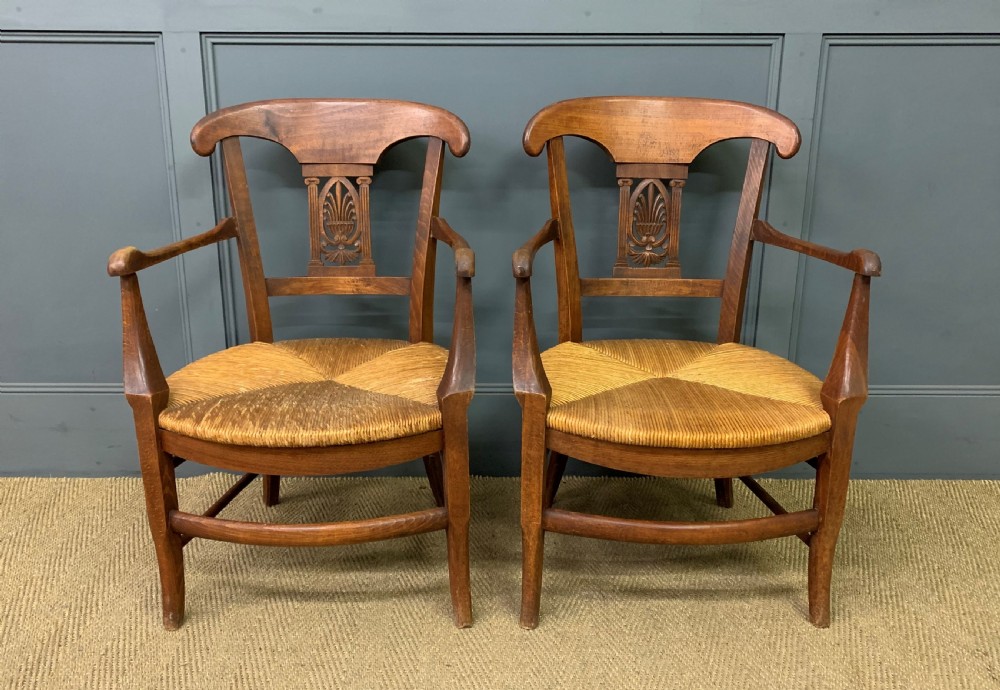 Pair of French Salon Chairs