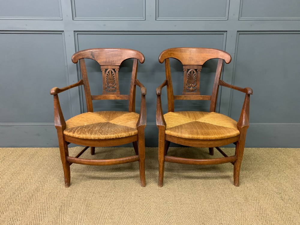 Pair of French Salon Chairs View II