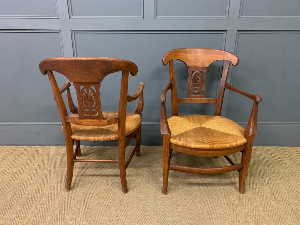 Pair of French Salon Chairs View V