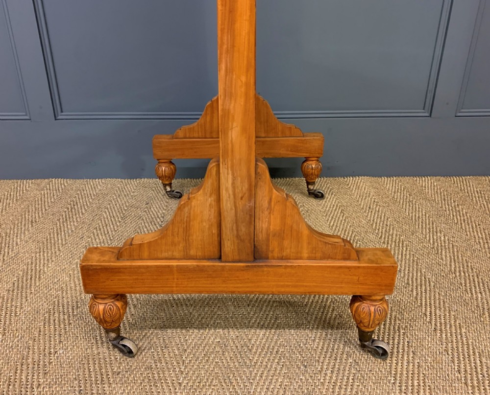 Edwardian Inlaid Satinwood Cheval Mirror View X