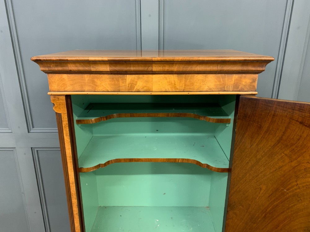 Burr Walnut Cupboard on Stand View VIII