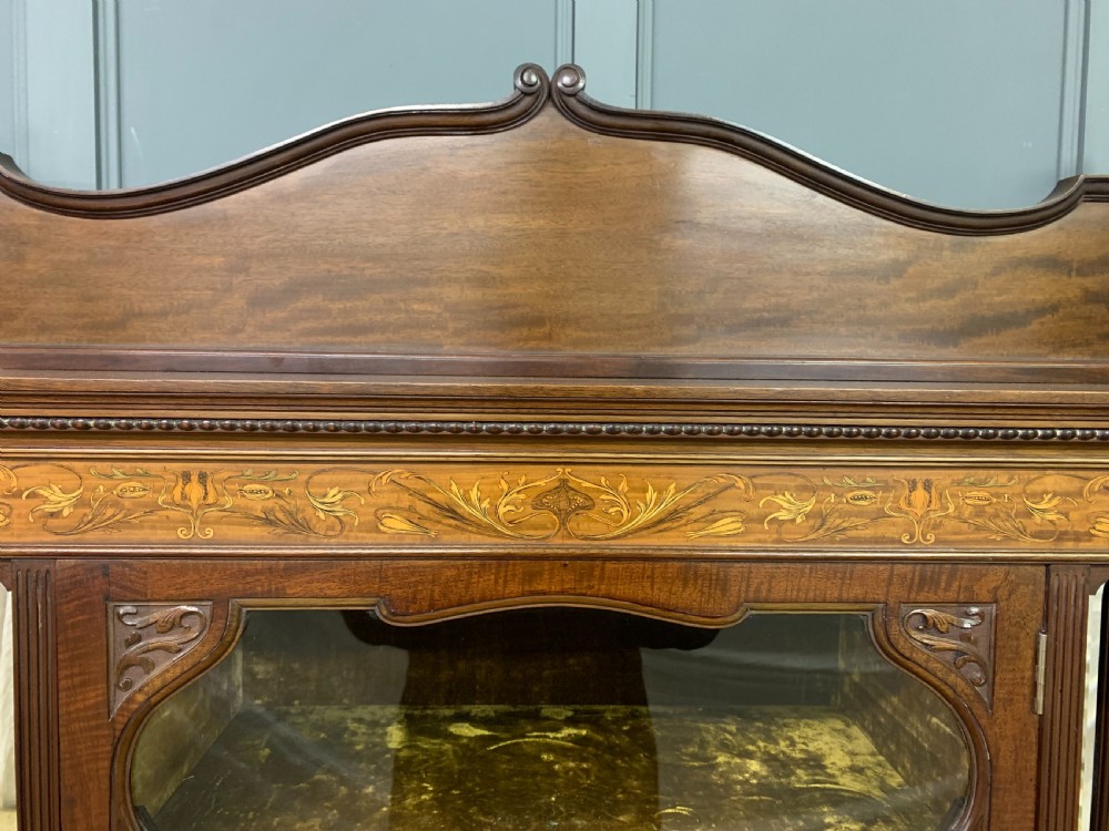 Inlaid Display Cabinet by Maple and Co. View X