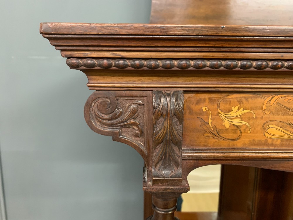 Inlaid Display Cabinet by Maple and Co. View XIII