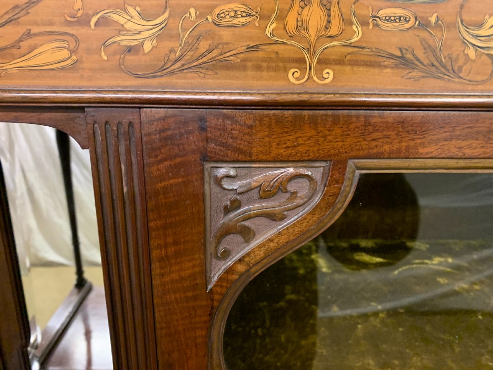 Inlaid Display Cabinet by Maple and Co. View XIV