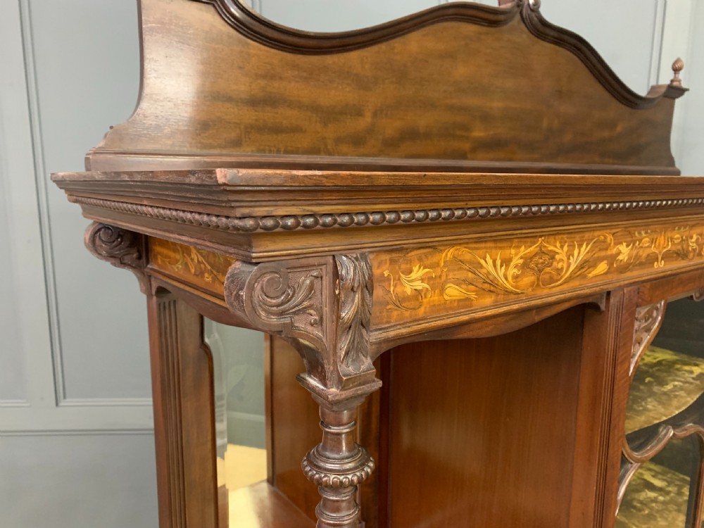 Inlaid Display Cabinet by Maple and Co. View XVIII