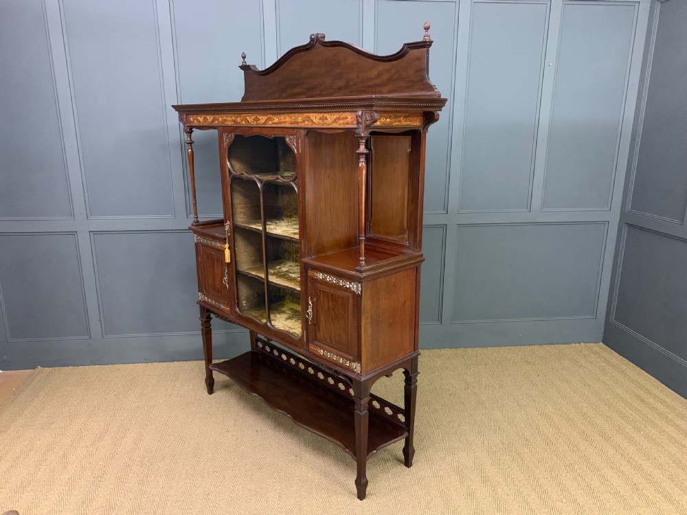 Inlaid Display Cabinet by Maple and Co. View XX