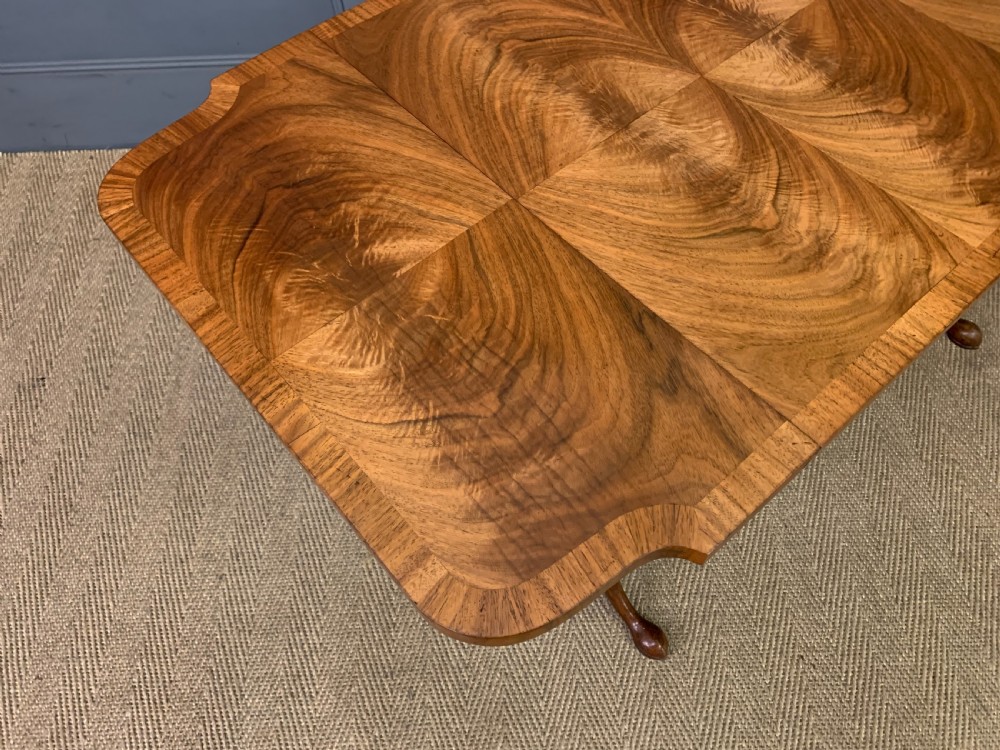 Burr Walnut Sofa Table View XI