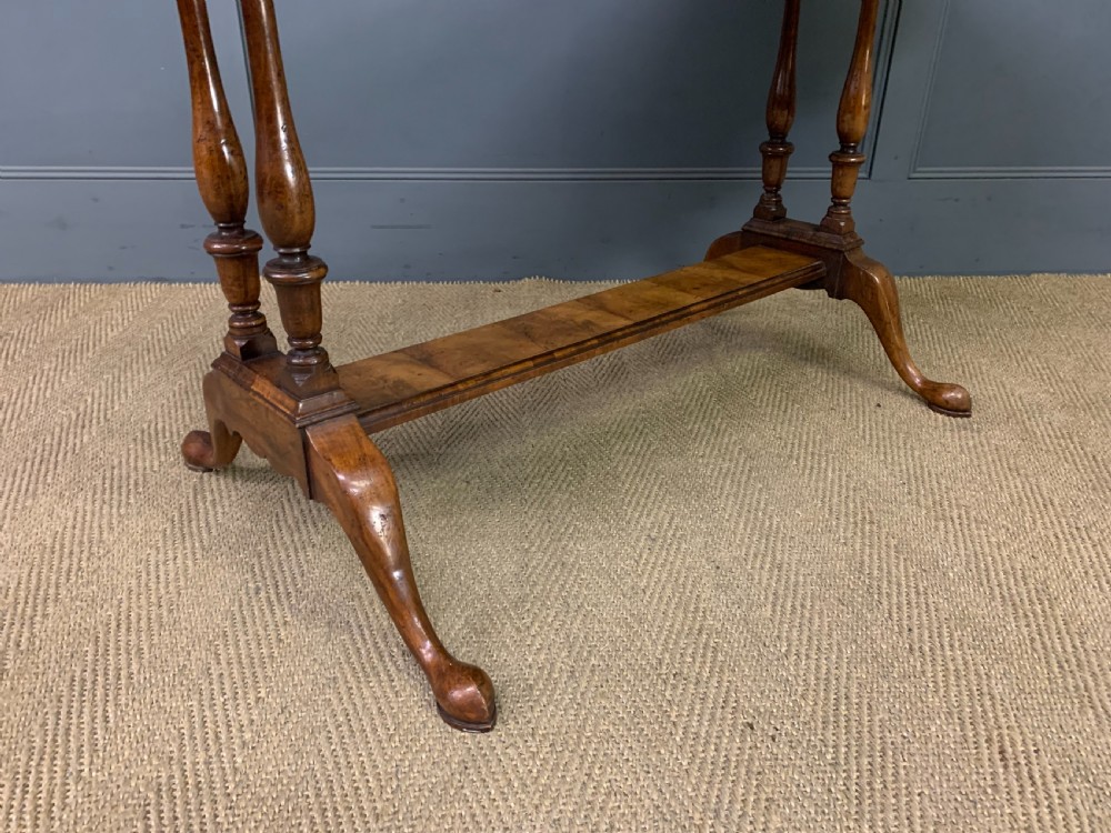 Burr Walnut Sofa Table View XII