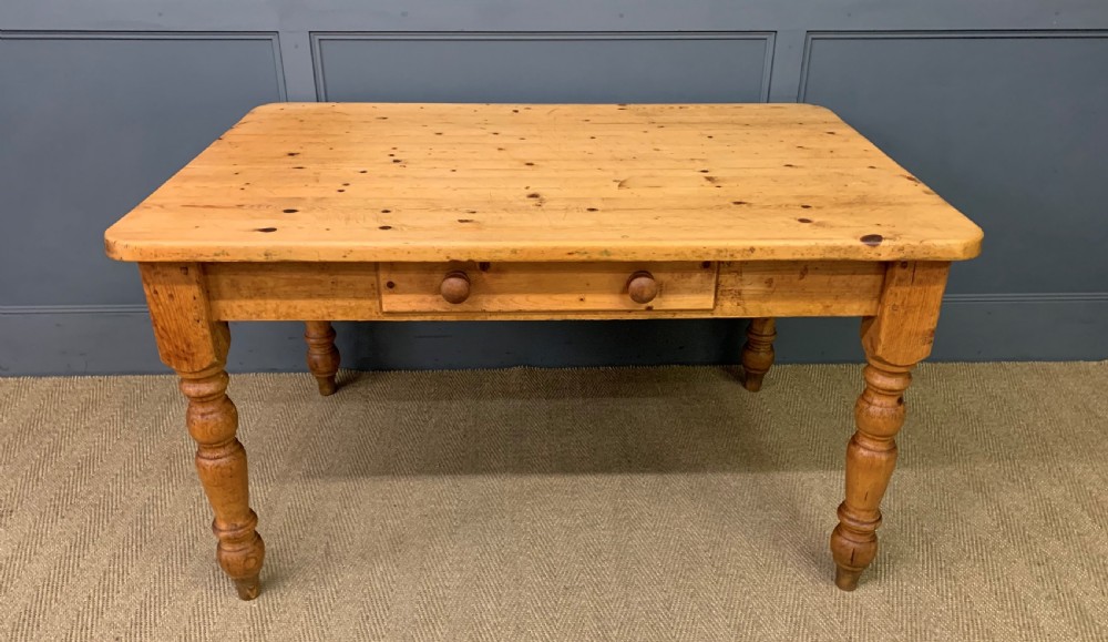 Victorian Pine Kitchen Table