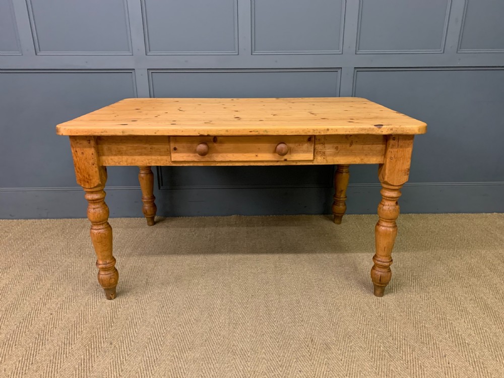 Victorian Pine Kitchen Table View II