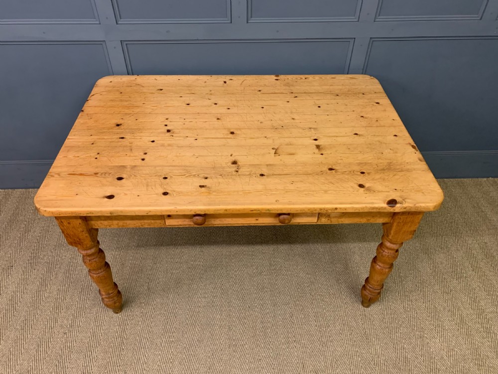 Victorian Pine Kitchen Table View III