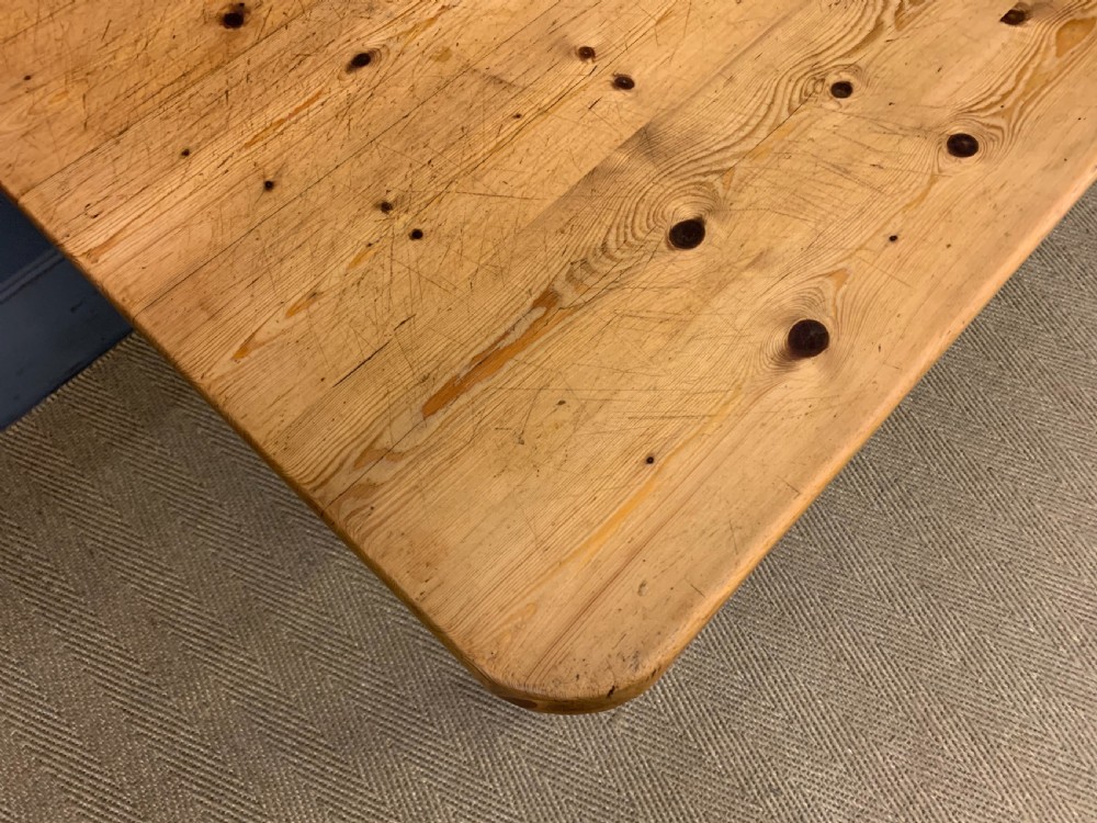Victorian Pine Kitchen Table View IV