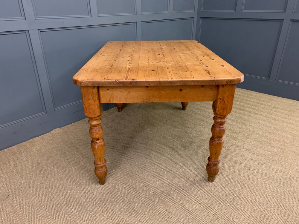 Victorian Pine Kitchen Table View V