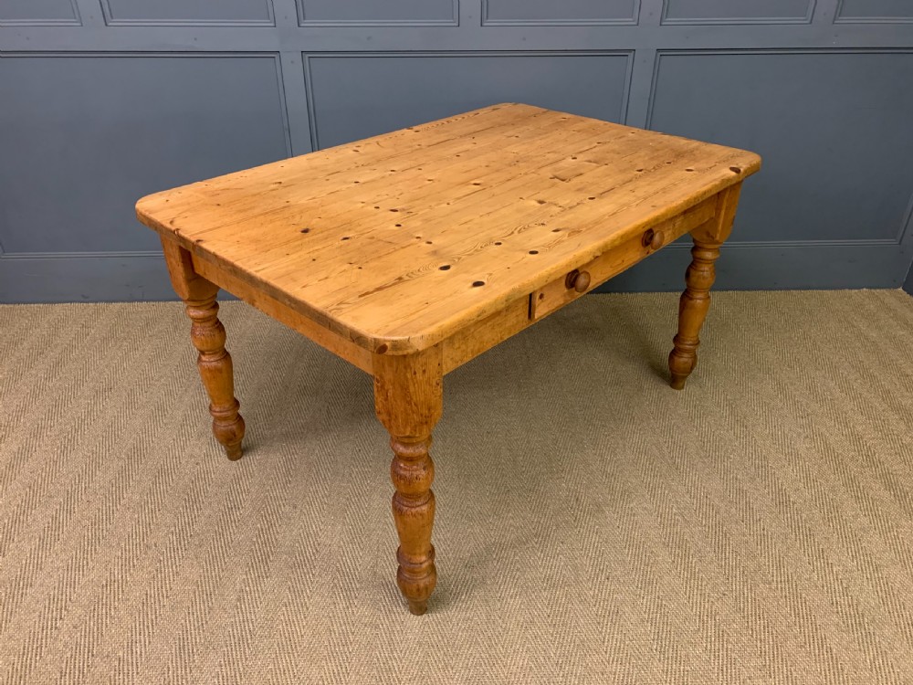 Victorian Pine Kitchen Table View VI