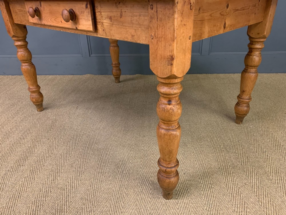 Victorian Pine Kitchen Table View X