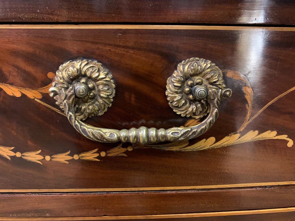 Gillows Georgian Inlaid Mahogany Chest of Drawers View VIII