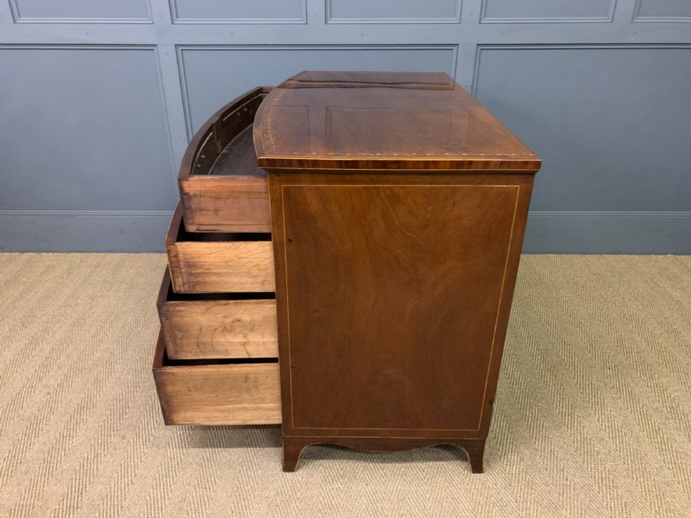 Gillows Georgian Inlaid Mahogany Chest of Drawers View XIX