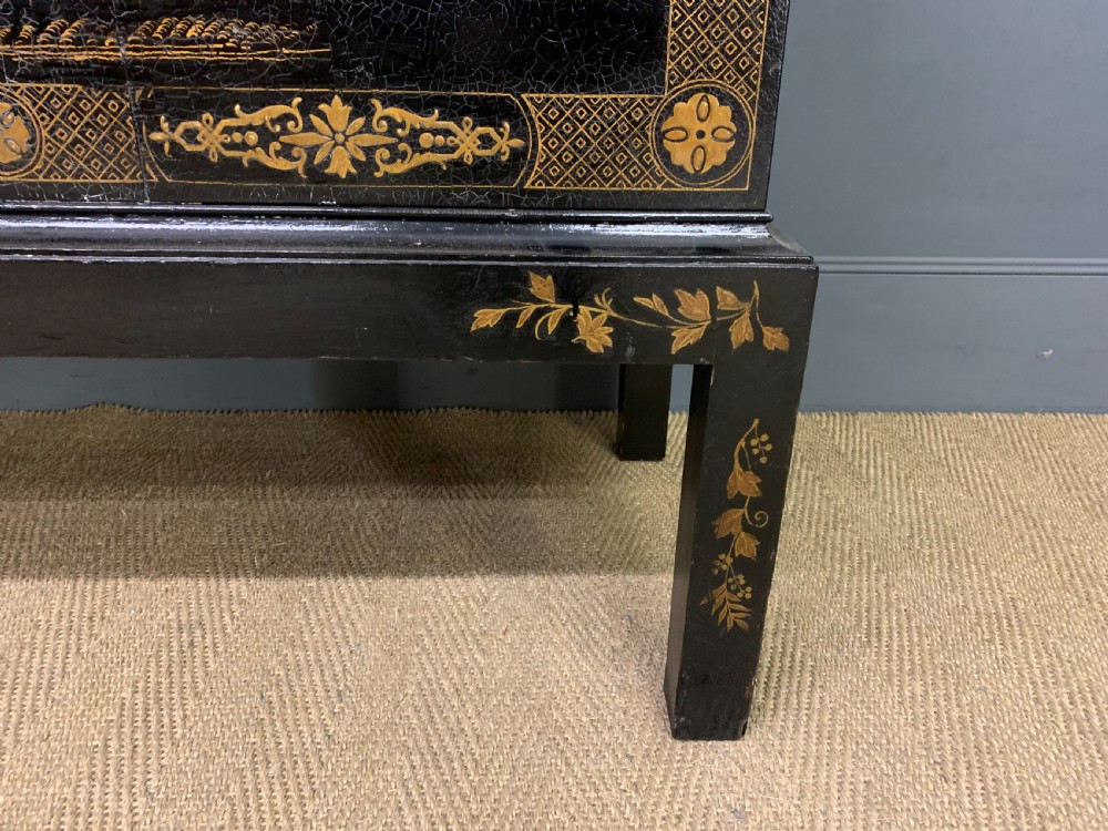 Chinoiserie Decorated Side Cabinet View VI